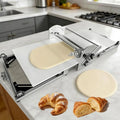 Sfogliatrice Elettrica Regolabile per Croissant, Pizza e Pasta, Design Compatto in Acciaio Inox