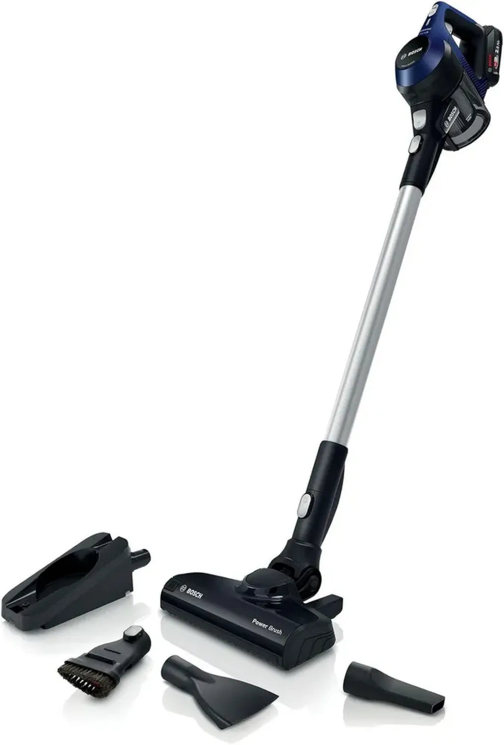 Aspirapolvere Senza Fili Bosch Serie 6, Scopa Leggera Ricaricabile con Accessori Versatili, Blu