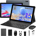 Tablet Android 10.1'' 5G WiFi Octa-Core 2GHz, 36GB RAM, 128GB ROM Espandibile, Batteria 8000mAh, Fotocamera 5+8MP, Accessori Inclusi: Tastiera, Mouse, Custodia, Auricolari - Grigio