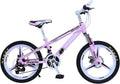 Bicicletta da 20 Pollici per Bambini e Adulti, Mountain Bike a Velocità Variabile con Ruote Integrate, Ideale per Ragazzi e Studenti, Colore Rosa