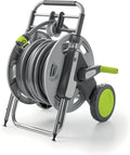 Carrello Avvolgitubo 30m con Sistema Guida-Tubo e Pistola Multigetto, Made in Italy