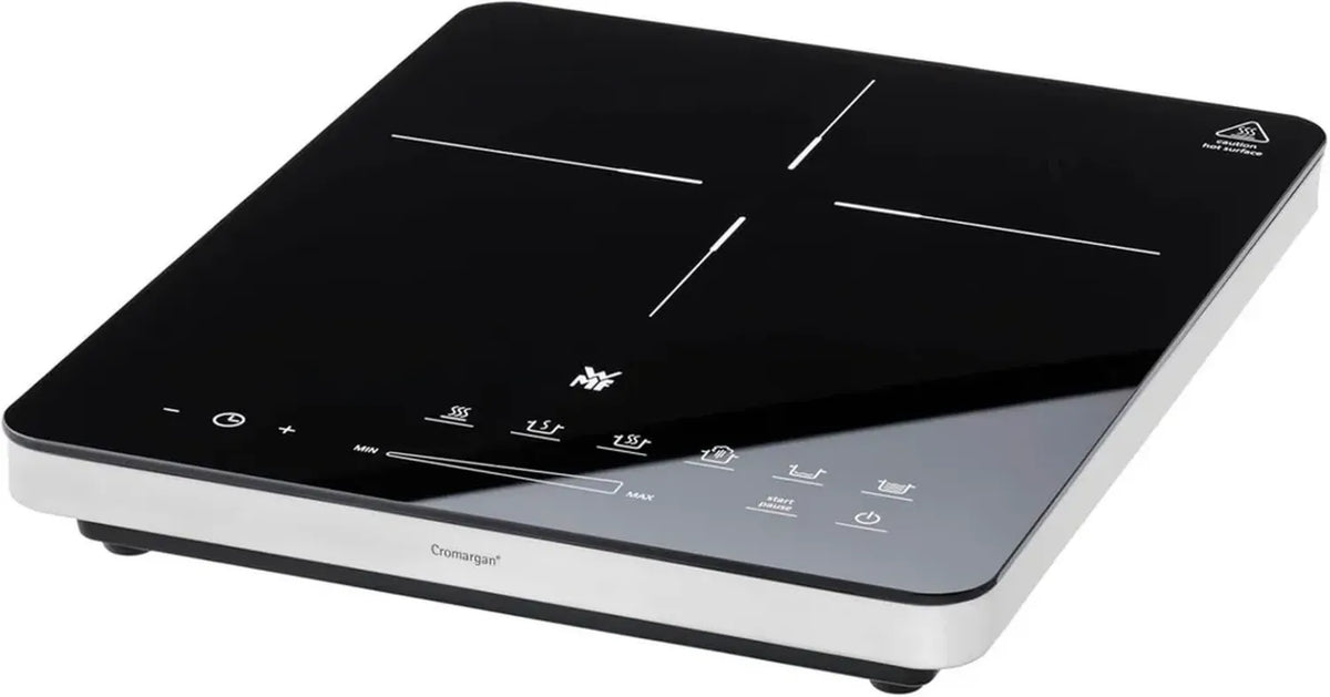 WMF Kult X Piano Induzione multifunzione, 8 livelli potenza, 6 programmi, rilevamento pentole, touch screen, vetroceramica, timer, 2100W