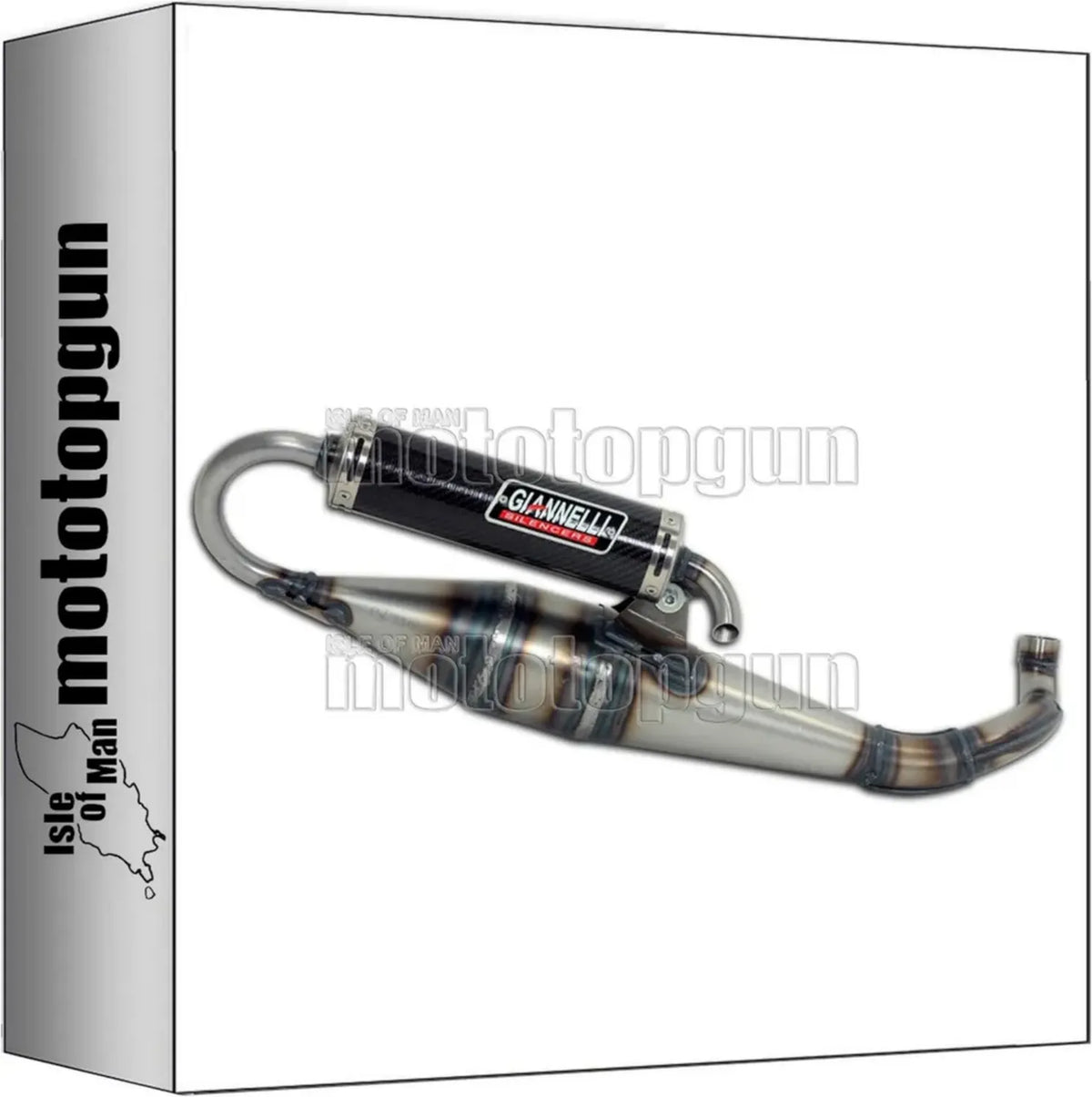 Scarico Completo Omologato Giannelli Open Shot V4 per Piaggio NRG Power Purejet IE 2005-2009