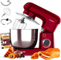 Robot da Cucina Avilia 5L, Rosso - 1500W, 10 Velocità, Silenzioso, Classe II, Accessori Inclusi