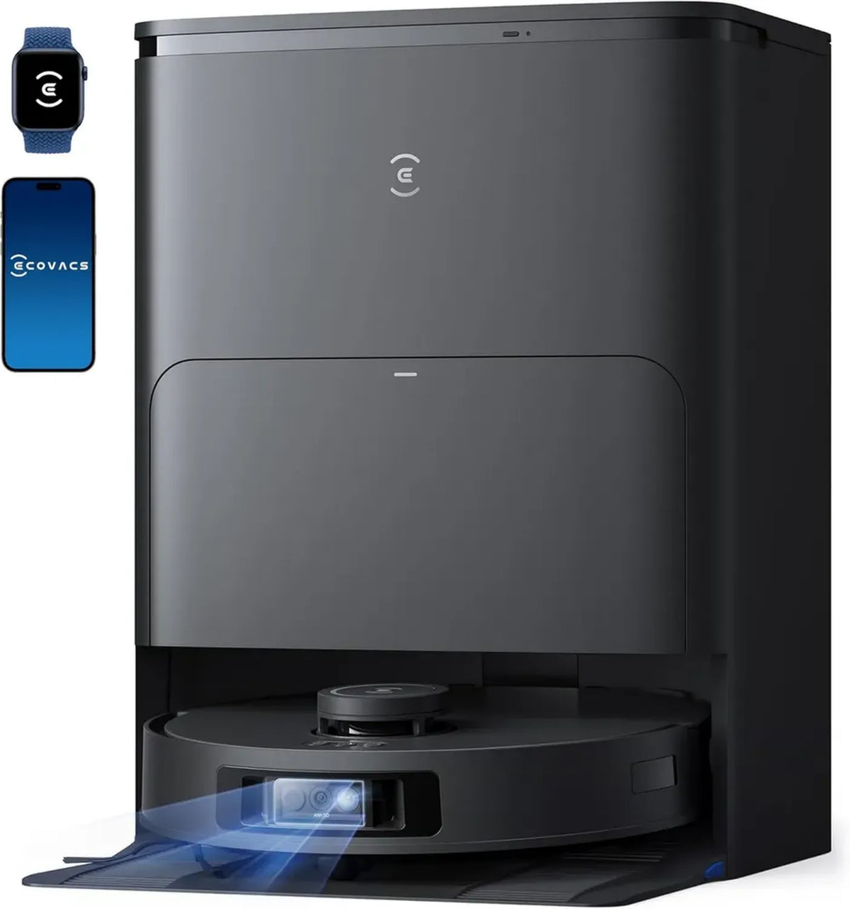Robot Aspirapolvere ECOVACS T30S PRO 11000Pa, Tecnologia Antigroviglio, Lavaggio con Acqua Calda, Svuotamento Automatico, Evitamento Ostacoli AI, TruEdge™ Adaptive Edge