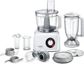 Robot da Cucina Bosch 1000W, 45 Funzioni, Ciotola XXL 3.9L, Frullatore 1.5L, Accessori Multipli, Bianco