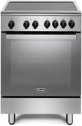 Cucina a Induzione con Forno Elettrico, 60x60 cm, Acciaio Inox