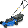 Rasaerba Elettrico Goodyear 1200W, Taglio 32cm, Altezza Regolabile, Sacco 35L, 3300 RPM, Leggero e Compatto