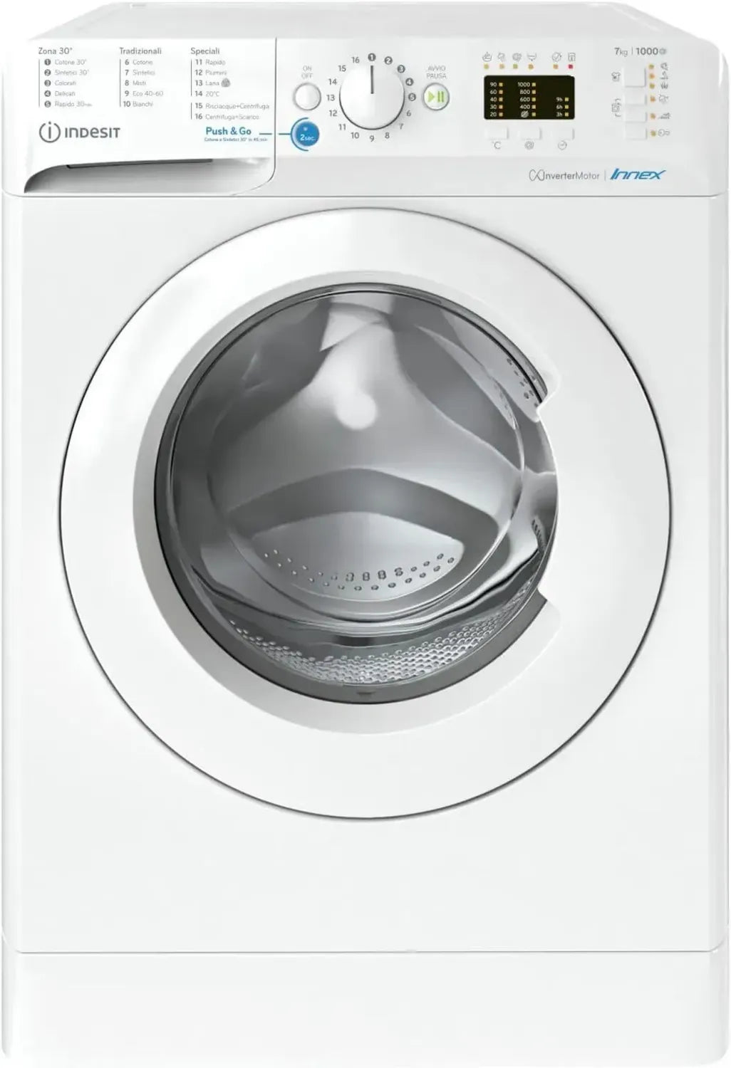 Indesit Lavatrice Frontale 7kg 1000 Giri/min Modello BWA 71083X