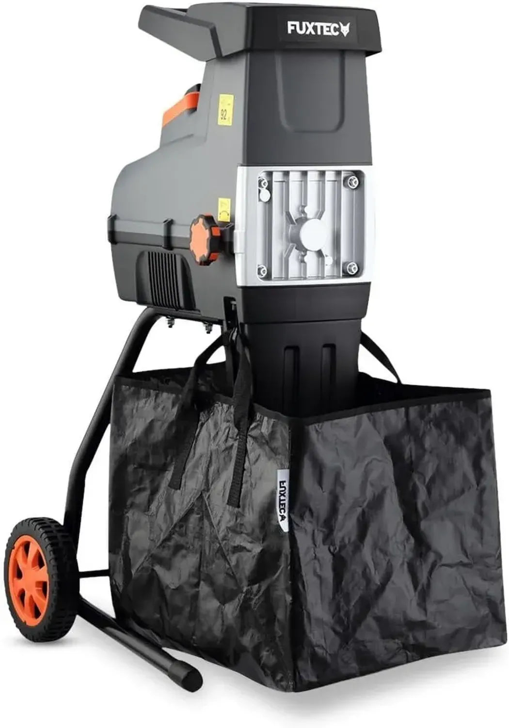 Biotrituratore Elettrico Silenzioso 2800W con Rullo e Cestello 60L