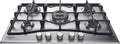 Piano Cottura Gas Incasso in Acciaio Inossidabile Hotpoint PCN 751 T/IX/HA