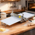 Sfogliatrice Manuale Pieghevole in Acciaio Inossidabile per Pasta e Dolci
