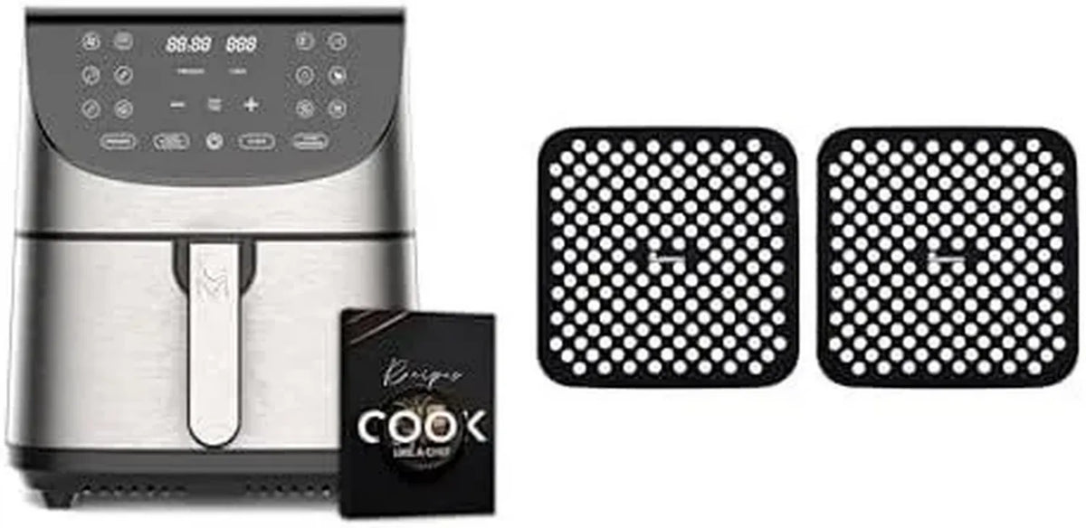 Friggitrice ad Aria Calda MasterPRO Rocket 700, 7L, 1700W, Display LED Touch, Cestello Antiaderente