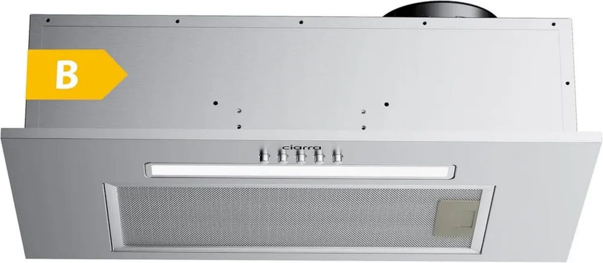 CIARRA Cappa Aspirante Incassata 52 cm con Filtro ai Carboni Attivi