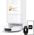 Mova E40 Ultra Robot Lavapavimenti e Aspirapolvere 19000Pa, MaxiReach, Stazione All-in-One, 75 Giorni di Pulizia, Bianco