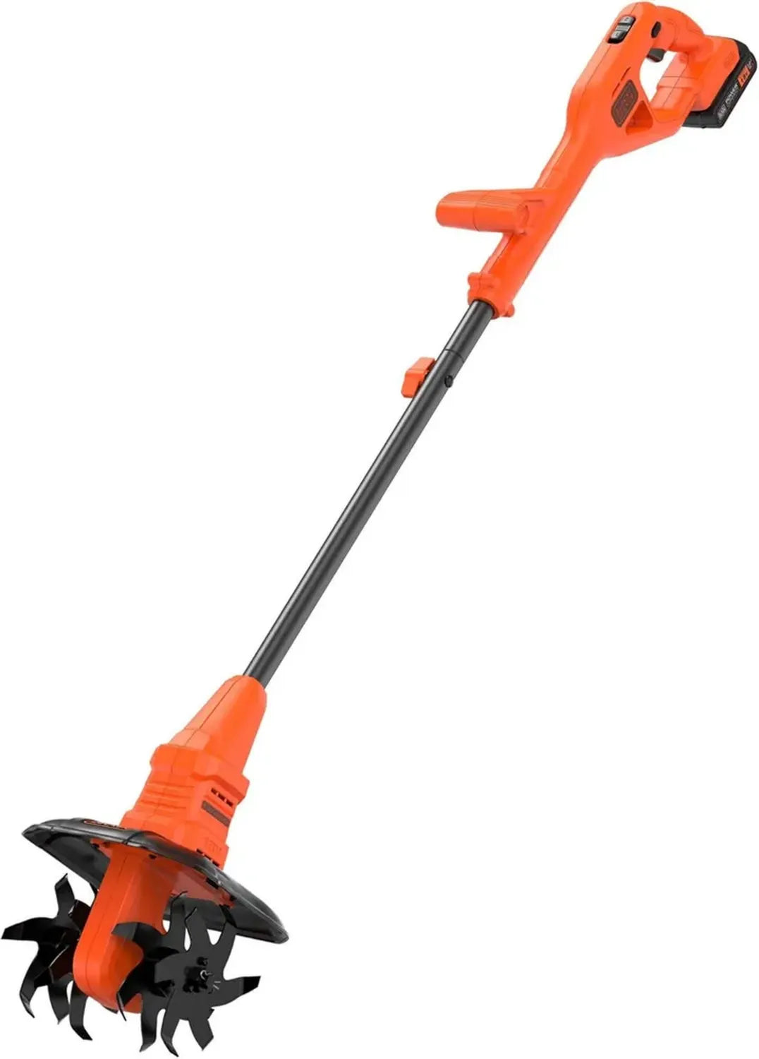 Zappatrice Elettrica BLACK+DECKER 18V con Batteria e Caricabatterie, Design Ergonomico e Leggero, Lame in Acciaio a 6 Denti, Doppia Velocità, Profondità fino a 16,5 cm