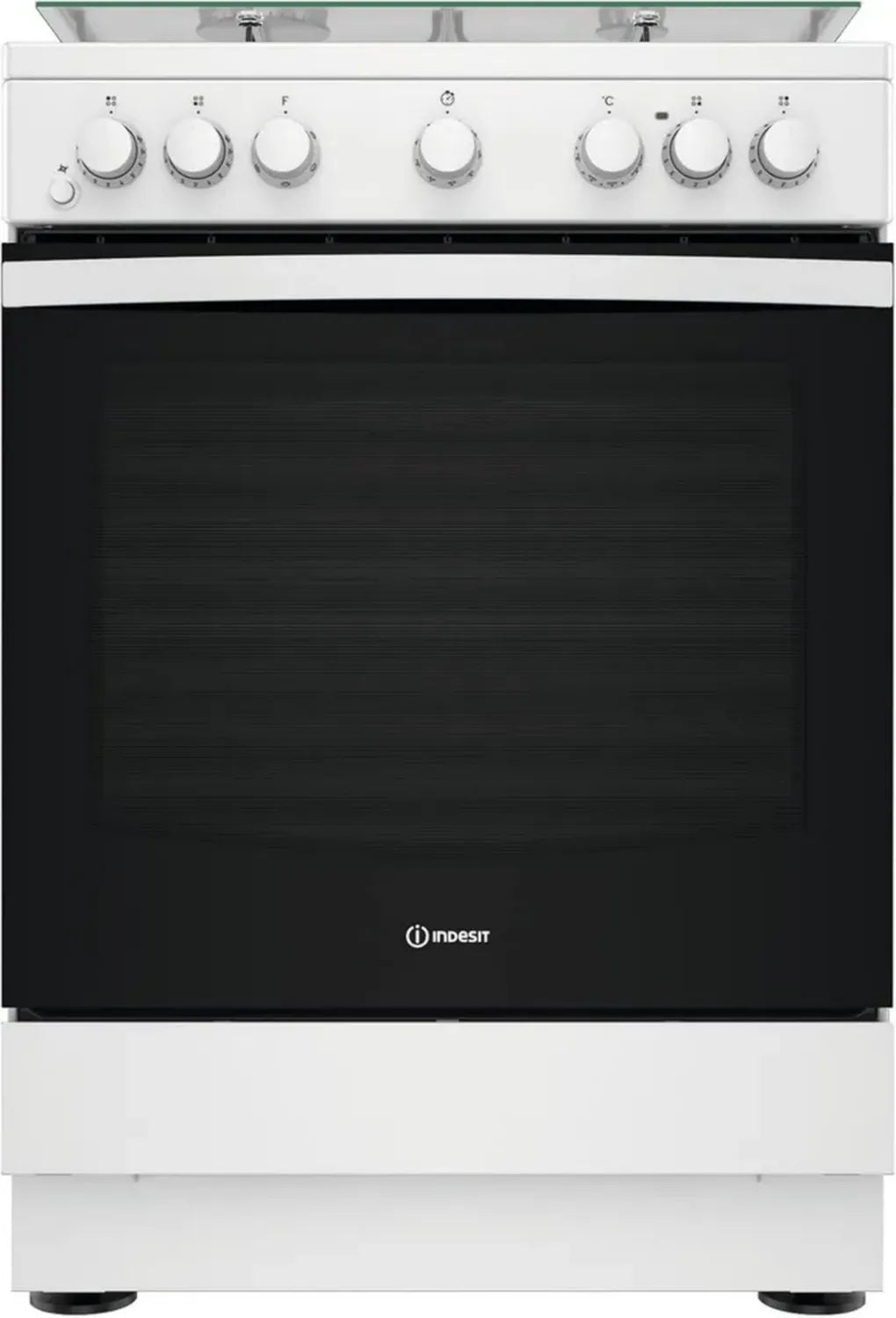 Indesit Cucina a Gas 60 cm Bianca con Forno Elettrico Classe A