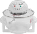Friggitrice ad Aria da 12 Litri in Vetro con Visione a 360°, Funzione Scongelamento, Potenza 1200-1400 W