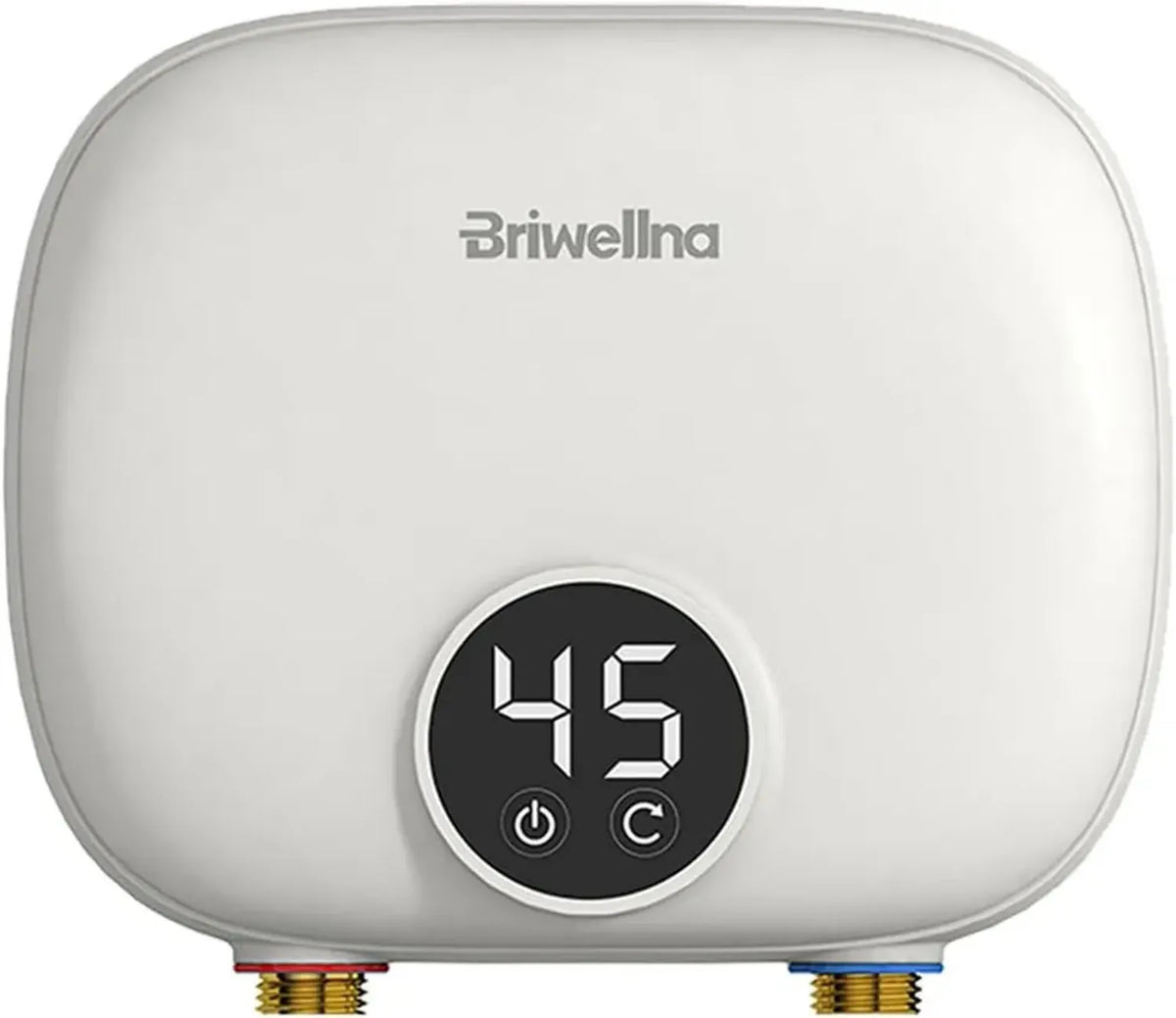 Scaldabagno Istantaneo Elettrico 5,5 kW con Display Digitale per Cucina e Bagno