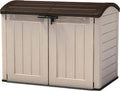 Ripostiglio in Resina Ultra Store It Out Beige/Marrone 177x113x134 cm