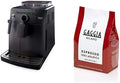 Macchina Espresso Automatica Gaggia Naviglio Nera, 1850W, con Caffè in Grani Arabica 500g