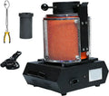 Forno a Fusione 3KG 1800W 1150°C con Crogiolo in Grafite, Ideale per Metalli e Gioielli, Rete Isolante Inclusa, 110V