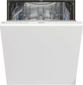 Indesit Lavastoviglie Integrata 60 cm, Silenziosa 49 dBA, 14 Coperti, 5 Programmi Rapidi, Lavaggio Veloce 28 Min, Push&Go, Acciaio Inox, Classe Energetica E