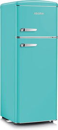 RKG 8934 Retro - Frigorifero Doppia Porta Statico, 206L, Turchese