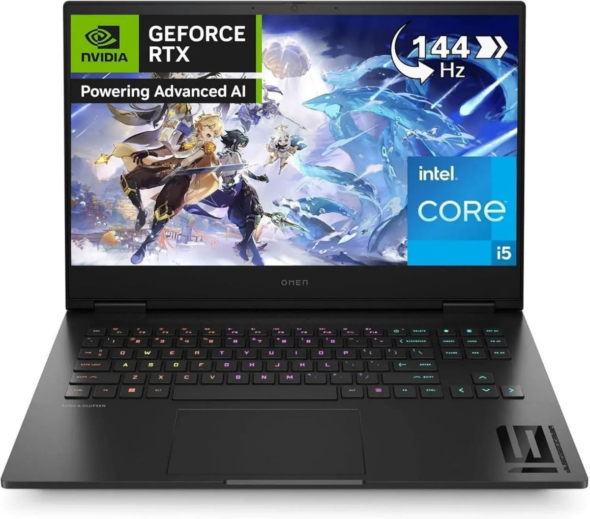 HP OMEN 16 Laptop Intel i5 16GB RAM 512GB SSD RTX 4050, Display 16,1' FHD 144Hz, Nero