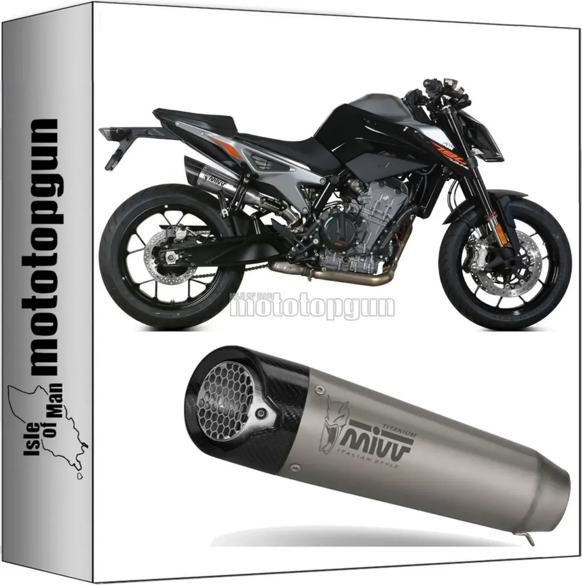 Scarico MIVV omologato X-M5 Titanio per KTM 790 Duke 2018-2020