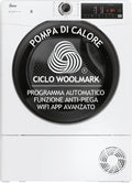 Hoover H-DRY 350 Asciugatrice 9 Kg, Pompa di Calore, Wi-Fi, Classe D, 16 Programmi, Bianca