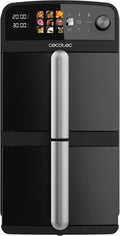 Friggitrice ad Aria Cecotec DuoLevel 10L 2400W, 2 Cestelli da 5L, Sincronizzazione e 10 Programmi, Touch Panel, Cucina Fino a 4 Piatti Veloce e Compatta