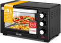 Forno Compatto 20L 1380W con Timer e Regolazione Termica - Ideale per Cucine e Campeggio